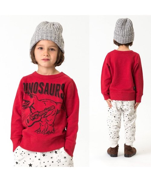 BREEZE（ブリーズ）の「ネット限定 プチプラ4柄トレーナー（スウェット・キッズ・レッド/カーキ/グレー/キナリ/パープル/ネイビー/マスタード/ブラック・140/100/120/90/130/110/80/95）」の12枚目の写真