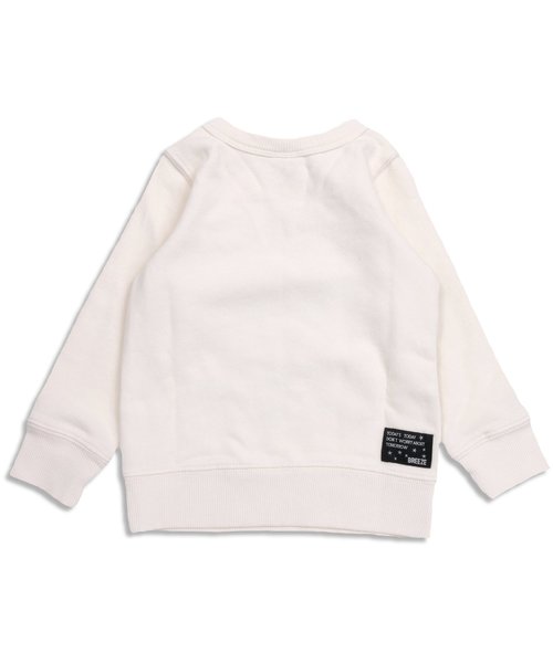 BREEZE（ブリーズ）の「ネット限定 プチプラ4柄トレーナー（スウェット・キッズ・レッド/カーキ/グレー/キナリ/パープル/ネイビー/マスタード/ブラック・140/100/120/90/130/110/80/95）」の17枚目の写真