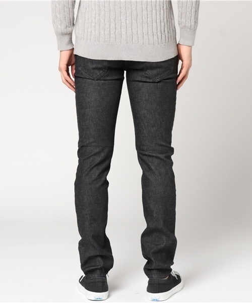 n(n) BY NUMBER (N)INE（エヌエヌバイナンバーナイン）の「直営店限定_SKINNY PANTS_STRETCH DENIM(WASHED)（デニムパンツ・メンズ・ブラック・3/2/5）」の5枚目の写真