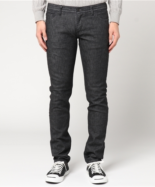 n(n) BY NUMBER (N)INE（エヌエヌバイナンバーナイン）の「直営店限定_SKINNY PANTS_STRETCH DENIM(WASHED)（デニムパンツ・メンズ・ブラック・3/2/5）」の6枚目の写真