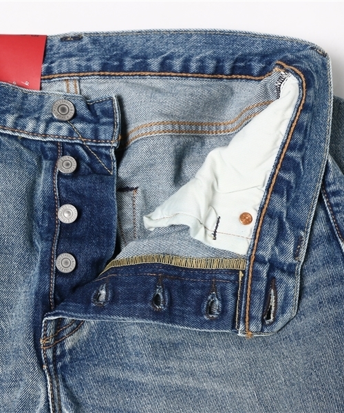 501(R)T(ゴーマルイチティー)の「501(R) CT カスタマイズドテーパードジーンズ ライトインディゴ JUDAS/14.75oz(デニムパンツ・メンズ・ライトインディゴブルー・W31 L32/W28 L32/W33 L32/38inch/W34 L32/W32 L32/W36 L32/W29 L32/W30 L32)」の12枚目の写真