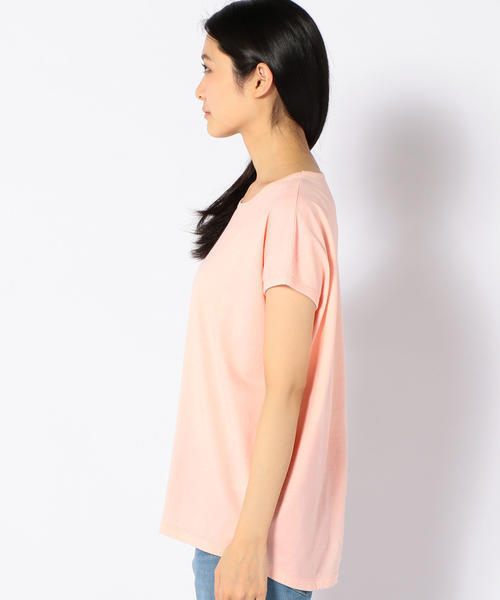 SHIPS Days(シップスデイズ)の「SHIPS Days STANDARD: ソフトコットンルーズTシャツ(Tシャツ/カットソー・レディース・ホワイト/ライトグレー/ベージュ系その他/ピンク/ブラック/ネイビー・M~L/S~M)」の10枚目の写真