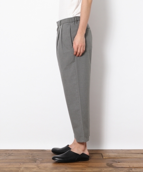 RAGEBLUE(レイジブルー)の「TRワイドアンクルパンツ/761773(スラックス・メンズ・ブラウン/グレー・SMALL/LARGE/MEDIUM)」の5枚目の写真