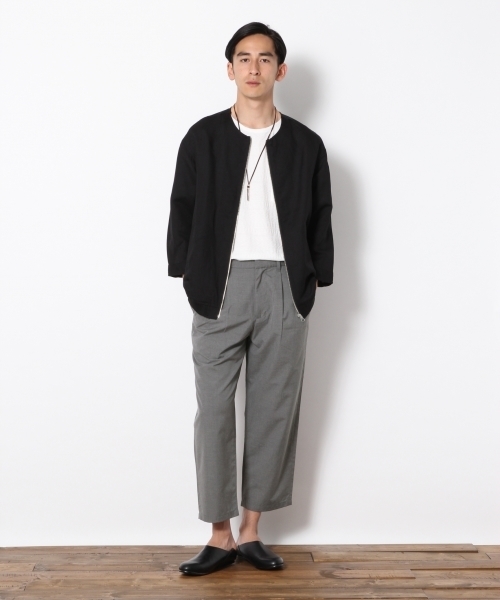 RAGEBLUE(レイジブルー)の「TRワイドアンクルパンツ/761773(スラックス・メンズ・ブラウン/グレー・SMALL/LARGE/MEDIUM)」の13枚目の写真