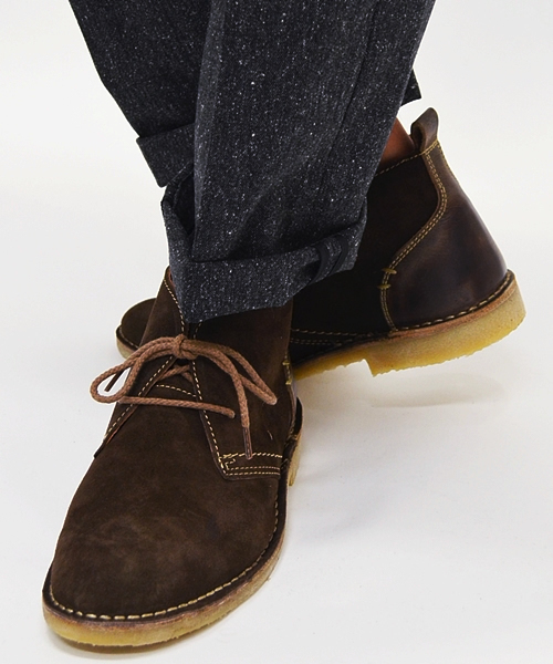 SHIPS JET BLUE（シップスジェットブルー）の「SHIPS JET BLUE MADE IN PORTUGAL: デザートブーツ（ブーツ・メンズ・ブラック/ブラウン/ベージュ/ネイビー/ダークブルー・43/44/40/41/42）」の3枚目の写真