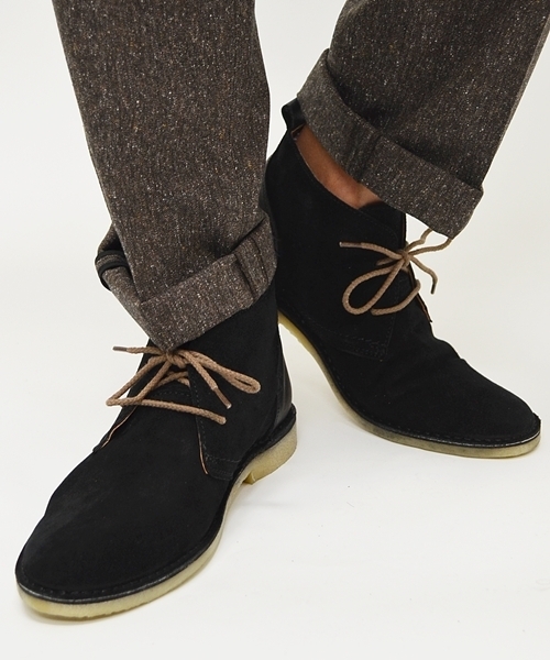 SHIPS JET BLUE（シップスジェットブルー）の「SHIPS JET BLUE MADE IN PORTUGAL: デザートブーツ（ブーツ・メンズ・ブラック/ブラウン/ベージュ/ネイビー/ダークブルー・43/44/40/41/42）」の2枚目の写真