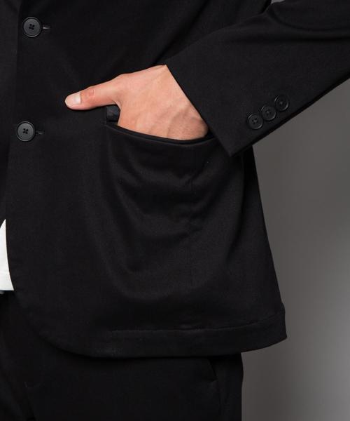 green label relaxing（グリーンレーベルリラクシング）の「NM フリーリッチ ノッチド2B ジャケット M69 ＜機能性素材＞ ◆（テーラードジャケット・メンズ・ネイビー/ブラック/ベージュ/その他1・MEDIUM/X-LARGE/SMALL/LARGE/X-SMALL）」の10枚目の写真