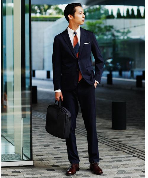 green label relaxing（グリーンレーベルリラクシング）の「NM フリーリッチ ノッチド2B ジャケット M69 ＜機能性素材＞ ◆（テーラードジャケット・メンズ・ネイビー/ブラック/ベージュ/その他1・MEDIUM/X-LARGE/SMALL/LARGE/X-SMALL）」の16枚目の写真