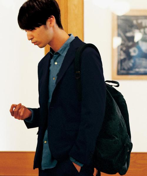 green label relaxing（グリーンレーベルリラクシング）の「NM フリーリッチ ノッチド2B ジャケット M69 ＜機能性素材＞ ◆（テーラードジャケット・メンズ・ネイビー/ブラック/ベージュ/その他1・MEDIUM/X-LARGE/SMALL/LARGE/X-SMALL）」の17枚目の写真