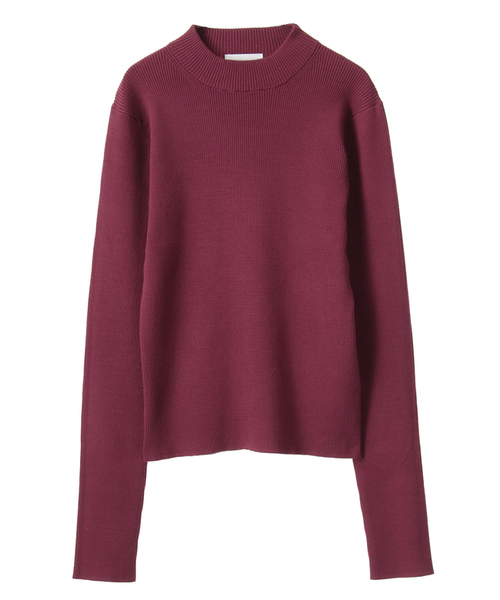 CLANE（クラネ）の「H/N RIB KNIT（ニット/セーター・レディース・ホワイト/ブラック/イエロー/レッド・1/2）」の4枚目の写真