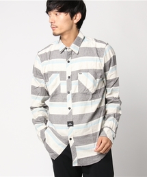 【RIP CURL リップカール】メンズフランネルボーダーシャツ/長袖
