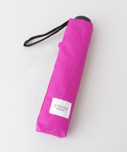 ameme（アメメ）の「ameme　シエナ折り畳み傘（折りたたみ傘・レディース・ホワイト/ライトブルー/ブラック/ベージュ/パープル/グレー/レッド/カーキ/イエロー/ブルー/グリーン/ボルドー・FREE）」の21枚目の写真