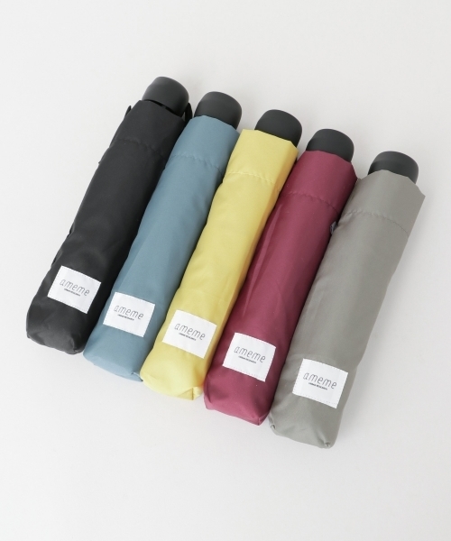 ameme（アメメ）の「ameme　シエナ折り畳み傘（折りたたみ傘・レディース・ホワイト/ライトブルー/ブラック/ベージュ/パープル/グレー/レッド/カーキ/イエロー/ブルー/グリーン/ボルドー・FREE）」の14枚目の写真