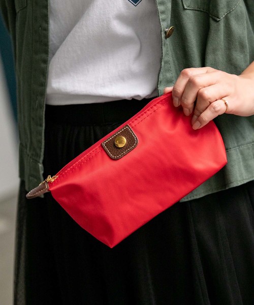 Edit Sheen（エディットシーン）の「ナイロンポーチ（ポーチ・レディース・ブラック/パープル/ネイビー/レッド/バイオレット・FREE）」の5枚目の写真