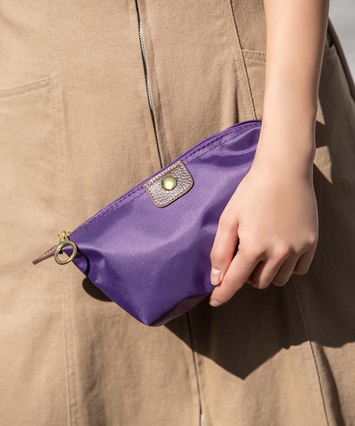 Edit Sheen（エディットシーン）の「ナイロンポーチ（ポーチ・レディース・ブラック/パープル/ネイビー/レッド/バイオレット・FREE）」の4枚目の写真