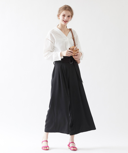 titivate（ティティベイト）の「ﾀﾞﾌﾞﾙｽﾄﾗｯﾌﾟﾛｰﾋｰﾙｻﾝﾀﾞﾙ（サンダル・レディース・ブラック/ブラウン/ブルーグリーン/ライトベージュ/ピンク/イエロー・S/L/LL/M）」の8枚目の写真