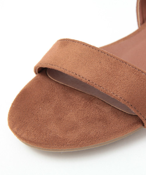 titivate（ティティベイト）の「ﾀﾞﾌﾞﾙｽﾄﾗｯﾌﾟﾛｰﾋｰﾙｻﾝﾀﾞﾙ（サンダル・レディース・ブラック/ブラウン/ブルーグリーン/ライトベージュ/ピンク/イエロー・S/L/LL/M）」の17枚目の写真