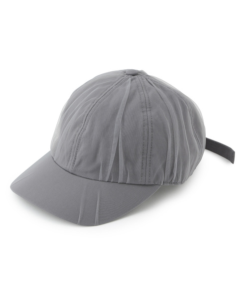 ROPE' PICNIC（ロペピクニック）の「チュールロングストラップCAP（キャップ・レディース・グレー/ベージュ・FREE）」の8枚目の写真