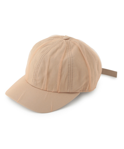 ROPE' PICNIC（ロペピクニック）の「チュールロングストラップCAP（キャップ・レディース・グレー/ベージュ・FREE）」の9枚目の写真