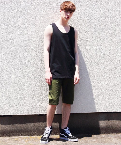 GILDAN（ギルダン）の「GLDAN タンクトップ（タンクトップ・メンズ・ホワイト/ブラック/ワイン/ネイビー/グレー・MEDIUM/LARGE/X-LARGE/SMALL）」の12枚目の写真