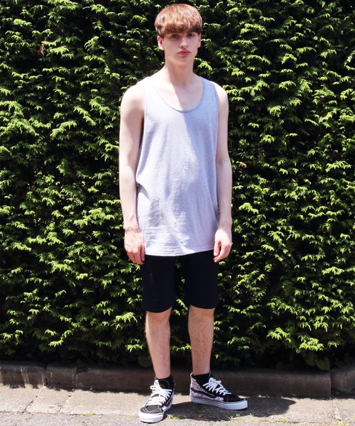 GILDAN（ギルダン）の「GLDAN タンクトップ（タンクトップ・メンズ・ホワイト/ブラック/ワイン/ネイビー/グレー・MEDIUM/LARGE/X-LARGE/SMALL）」の14枚目の写真