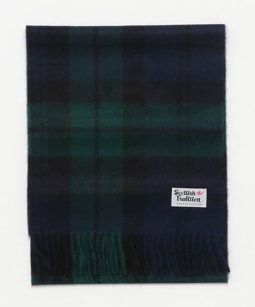 Scotish Tradition(スコティッシュトラディション)の「SCOTISH TRADITON/スコティッシュトラディション スカーフ(マフラー・レディース・ネイビー/ブラウン/オレンジ/グリーン・FREE)」の7枚目の写真