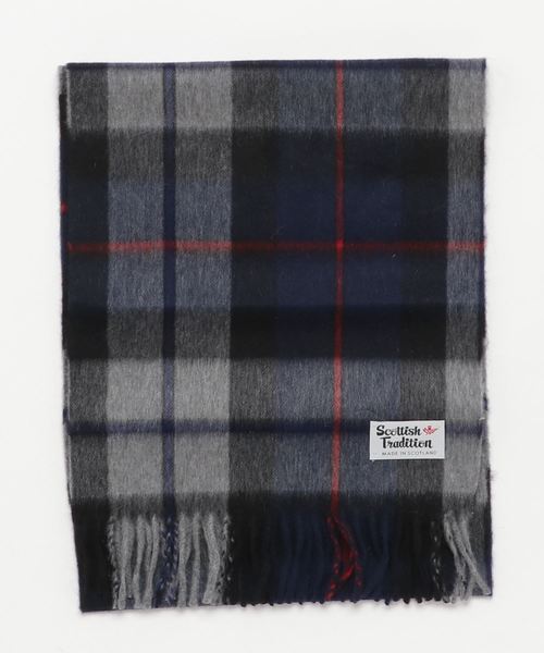 Scotish Tradition(スコティッシュトラディション)の「SCOTISH TRADITON/スコティッシュトラディション スカーフ(マフラー・レディース・ネイビー/ブラウン/オレンジ/グリーン・FREE)」の6枚目の写真