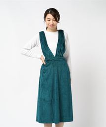 STYLEBLOCK | ベロアサスペンダー付きスカートジャンパースカート(スカート)
