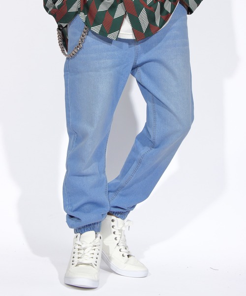 ８(eight)（エイト）の「ストレッチ デニム サルエル ジョガーパンツ（その他パンツ・メンズ・ブラック/インディゴブルー/ブルー/ブルー系その他・MEDIUM/LARGE/X-LARGE）」の4枚目の写真