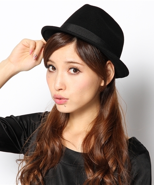 SHIPS for women（シップスフォーウィメン）の「GRILLO:ナカオレハット（ハット・レディース・ブラック/ベージュ/ネイビー/レッド・ONE SIZE）」の10枚目の写真