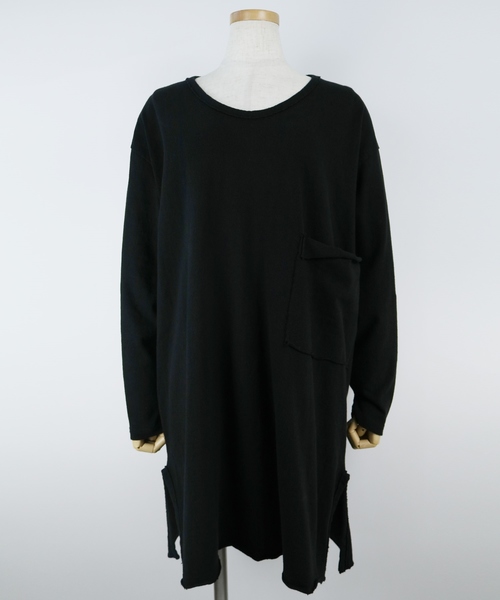 reca(レカ)の「ビッグシルエットポケットデザインスリットカットソー(Tシャツ/カットソー・レディース・オフホワイト/ブラック/オレンジ系その他・FREE)」の21枚目の写真