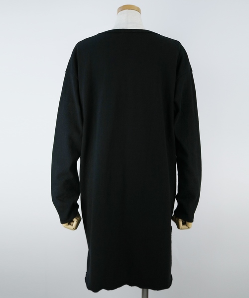 reca(レカ)の「ビッグシルエットポケットデザインスリットカットソー(Tシャツ/カットソー・レディース・オフホワイト/ブラック/オレンジ系その他・FREE)」の5枚目の写真