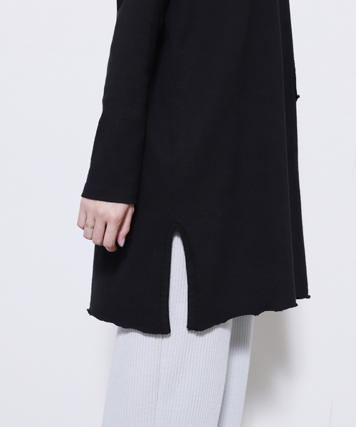 reca(レカ)の「ビッグシルエットポケットデザインスリットカットソー(Tシャツ/カットソー・レディース・オフホワイト/ブラック/オレンジ系その他・FREE)」の17枚目の写真