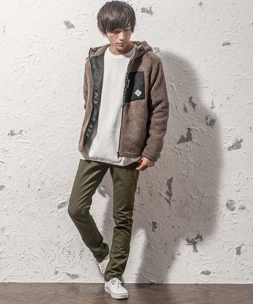 MinoriTY(マイノリティ)の「裏シャギースキニーパンツ(チノパンツ・メンズ・ホワイト/ブラック/ベージュ/ネイビー/カーキ/ダークグレー/グレー系その他/グリーン系その他/ワイン・S/M/L/XL)」の19枚目の写真