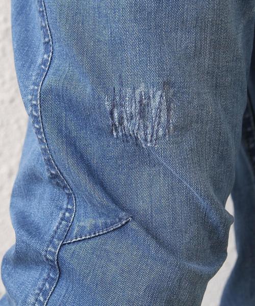 coen（コーエン）の「【WEB限定】ストレッチスーパースキニーデニムクライミングアンクルパンツ（デニムパンツ・メンズ・コバルトブルー・X-LARGE/SMALL/MEDIUM/LARGE）」の14枚目の写真