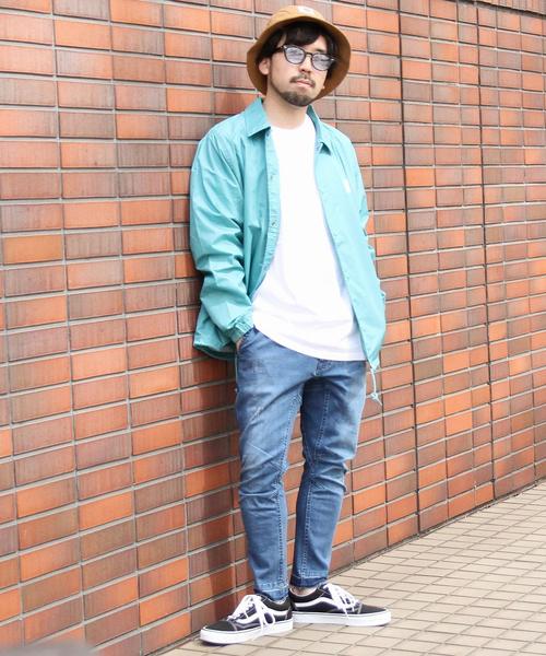 coen（コーエン）の「【WEB限定】ストレッチスーパースキニーデニムクライミングアンクルパンツ（デニムパンツ・メンズ・コバルトブルー・X-LARGE/SMALL/MEDIUM/LARGE）」の12枚目の写真