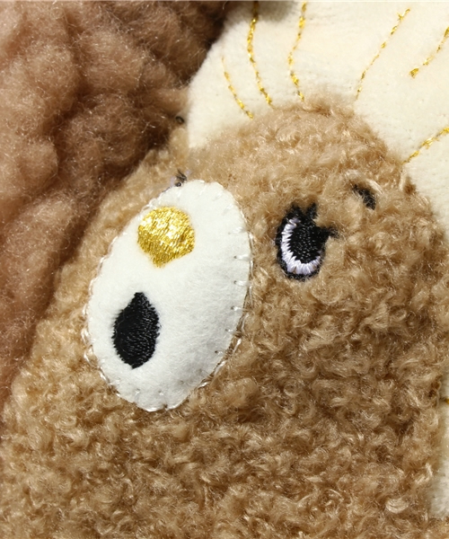 franchelippee（フランシュリッペ）の「ひきずりきのこポーチ