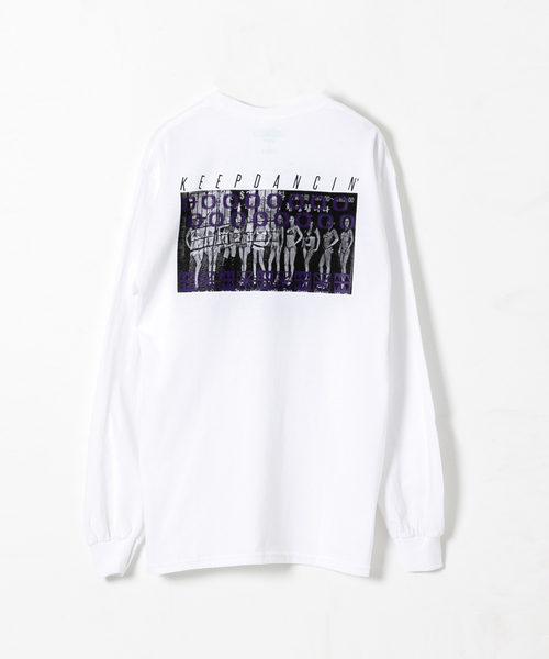 LOOSE TRAVELER KEEP DANCE LONG-SLEEVE T-SHIRTS LOOSE TRAVELER KEEP DANCE LONG-SLEEVE T-SHIRTS