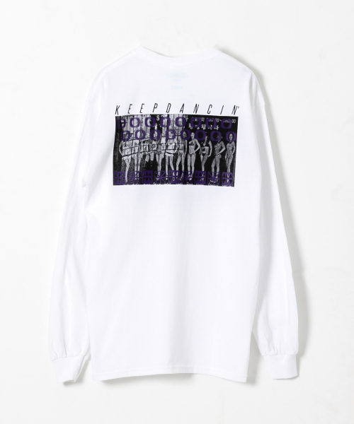 LOOSE TRAVELER KEEP DANCE LONG-SLEEVE T-SHIRTS LOOSE TRAVELER KEEP DANCE LONG-SLEEVE T-SHIRTS