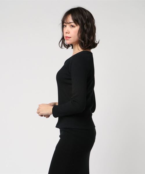 one way（ワンウェイ）の「ハートヤマナリテレコTOPS（Tシャツ/カットソー・レディース・ホワイト/ライトブルー/ブラック/ラベンダー/ブラック系その他・FREE）」の7枚目の写真