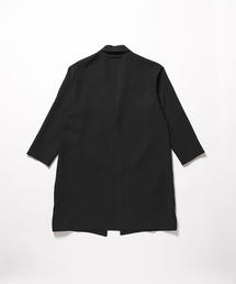 美品　DAISUKE OBANA PE CHESTER COAT ブラック UNITED ARROWS & SONS（ユナイテッドアローズアンドサンズ）の