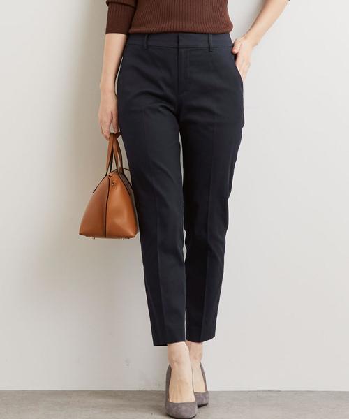 green label relaxing（グリーンレーベルリラクシング）の「◆CS T/コットン サブリナパンツ（その他パンツ・レディース・ロイヤルブルー/オフホワイト/ベージュ/イエロー/ネイビー/ブラック・34/36/46/40/42/44/38）」の4枚目の写真