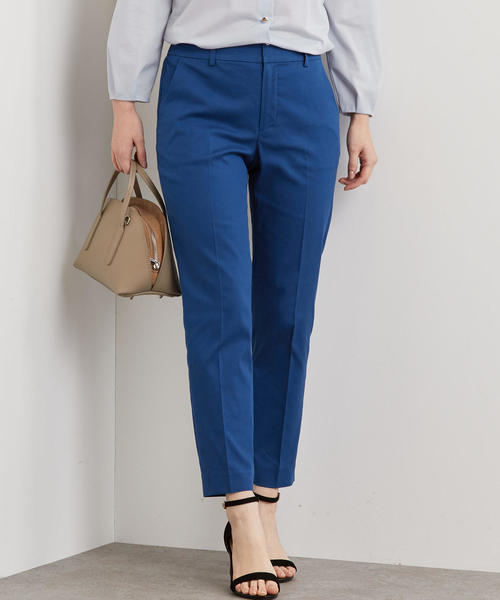 green label relaxing（グリーンレーベルリラクシング）の「◆CS T/コットン サブリナパンツ（その他パンツ・レディース・ロイヤルブルー/オフホワイト/ベージュ/イエロー/ネイビー/ブラック・34/36/46/40/42/44/38）」の5枚目の写真