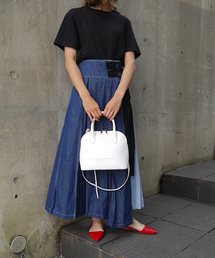 SOLPRESA | ブガッティハンドバッグ＜スカーフ付き＞(ハンドバッグ)