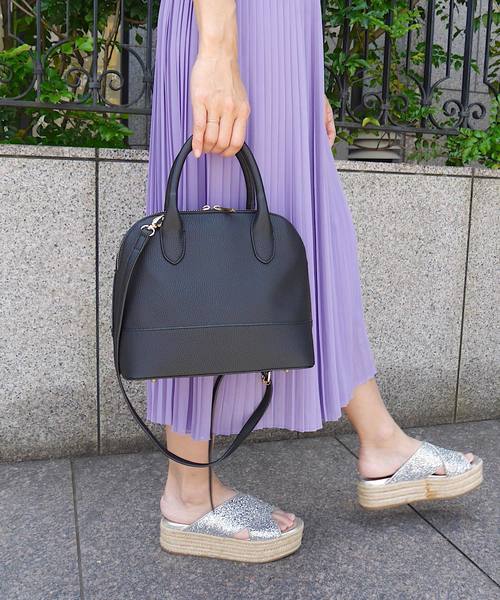 SOLPRESA（ソルプレーサ）の「ブガッティハンドバッグ＜スカーフ付き＞（ハンドバッグ・レディース・ホワイト/ブラック/ナチュラル・FREE）」の2枚目の写真