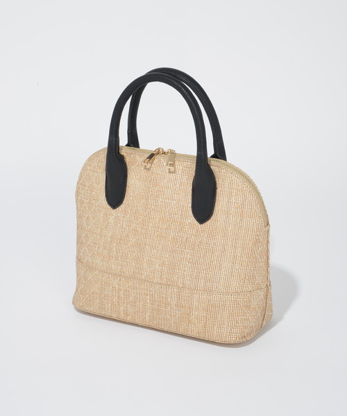 SOLPRESA（ソルプレーサ）の「ブガッティハンドバッグ＜スカーフ付き＞（ハンドバッグ・レディース・ホワイト/ブラック/ナチュラル・FREE）」の4枚目の写真