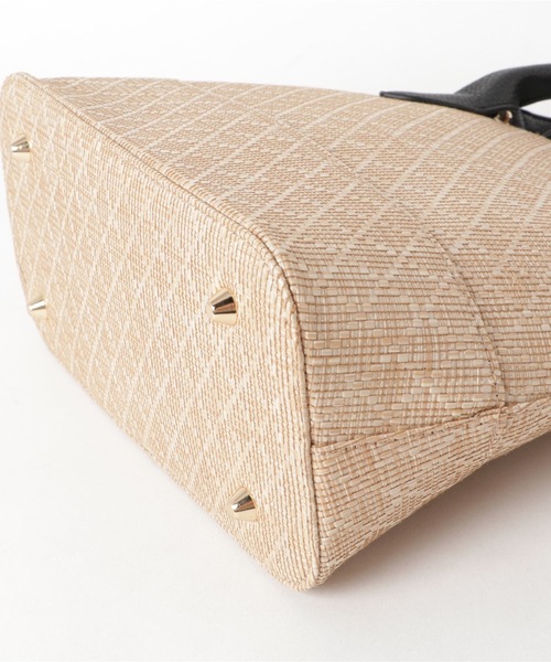 SOLPRESA（ソルプレーサ）の「ブガッティハンドバッグ＜スカーフ付き＞（ハンドバッグ・レディース・ホワイト/ブラック/ナチュラル・FREE）」の14枚目の写真