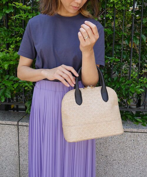 SOLPRESA（ソルプレーサ）の「ブガッティハンドバッグ＜スカーフ付き＞（ハンドバッグ・レディース・ホワイト/ブラック/ナチュラル・FREE）」の11枚目の写真