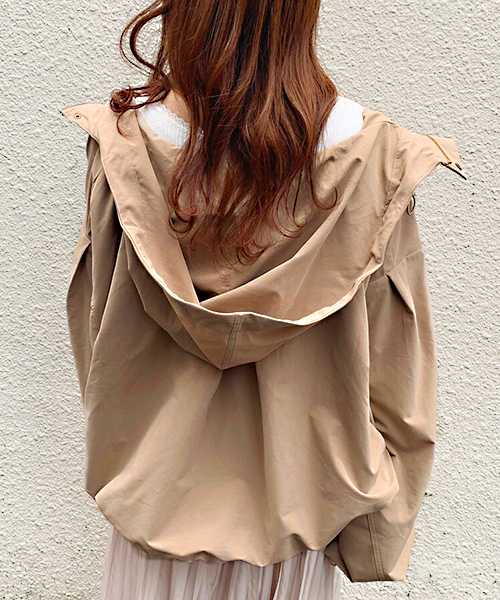 apres jour（アプレジュール）の「袖ボリュームマウンテンパーカー【ZOZOTOWN限定アイテム】Ⅱ（マウンテンパーカー・レディース・ピンクベージュ/グレイッシュブルー/ブラック/ベージュ・フリー）」の9枚目の写真