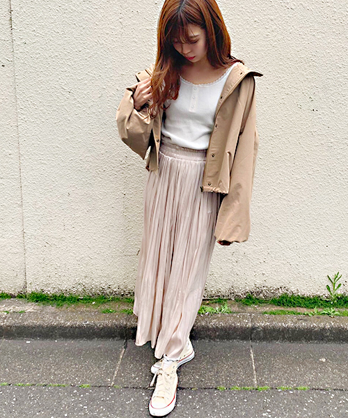 apres jour（アプレジュール）の「袖ボリュームマウンテンパーカー【ZOZOTOWN限定アイテム】Ⅱ（マウンテンパーカー・レディース・ピンクベージュ/グレイッシュブルー/ブラック/ベージュ・フリー）」の11枚目の写真